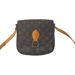 Louis Vuitton Cloud Bag Brown Shoulder Monogram Saint